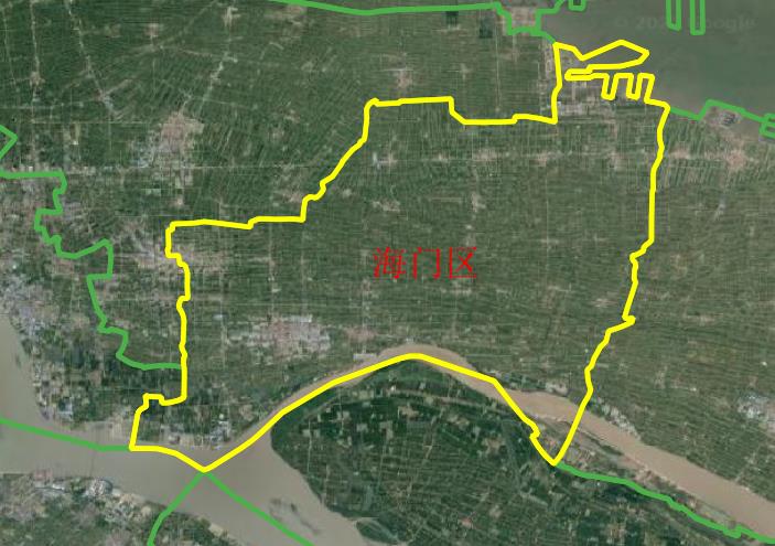 Haimen District, early 2021