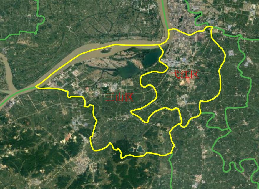 Sanshan District and Yijiang District of Wuhu City, early 2020