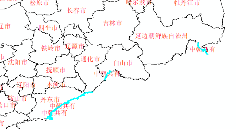 Handling of the Sino-Korean shared territory