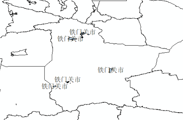 Updated area of Tiemenguan City in Xinjiang in 2021