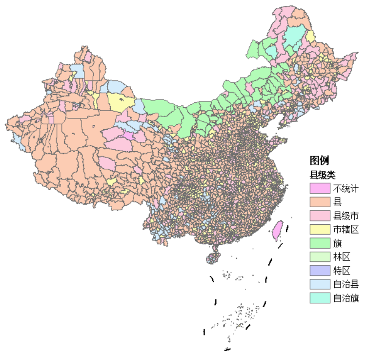 2022 county-level unit categories