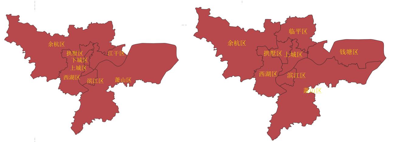2022 administrative-division change in Hangzhou City, Zhejiang Province