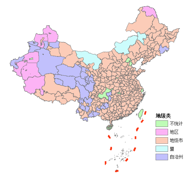 Prefecture-Level Unit Categories, Early 2018