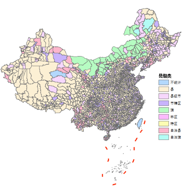 County-Level Unit Categories, Early 2018