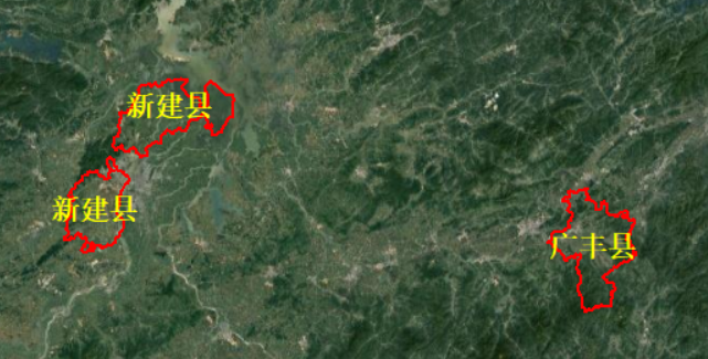 2015 Xinjian County and Guangfeng County