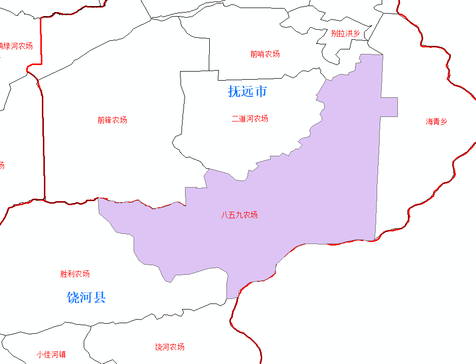 Geographic location of 859 Farm