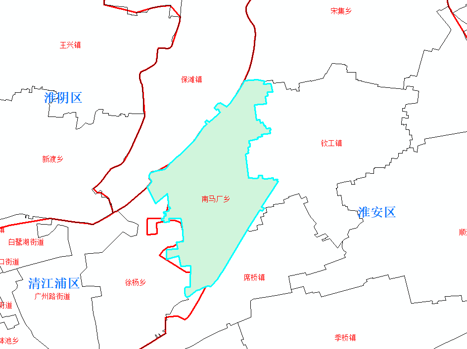 Schematic of Nanmachang Subdistrict