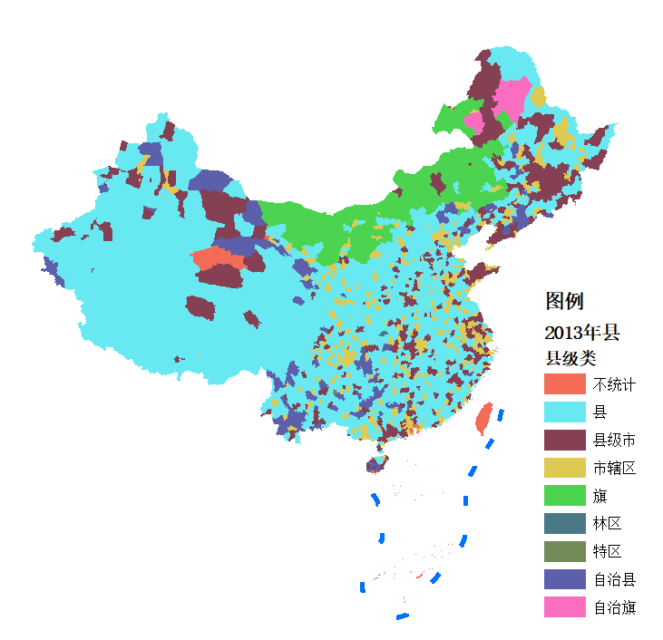 2013 county-level administrative-division types