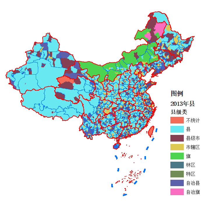 2013 province-, prefecture-, and county-level data display