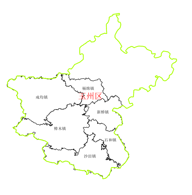 2013 Yuzhou District Transferred-out Region