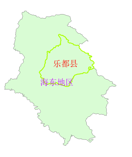Haidong Prefecture and Ledu County at the Beginning of 2013