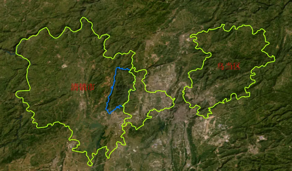 Wudang District and Qingzhen City in early 2012