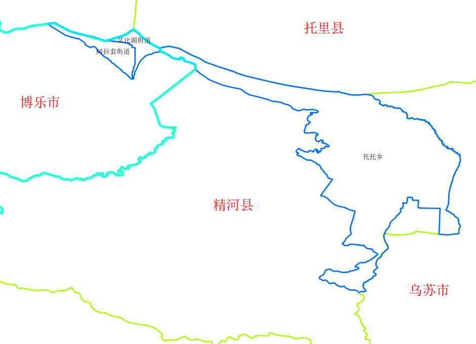 Bole City and Jinghe County in early 2012